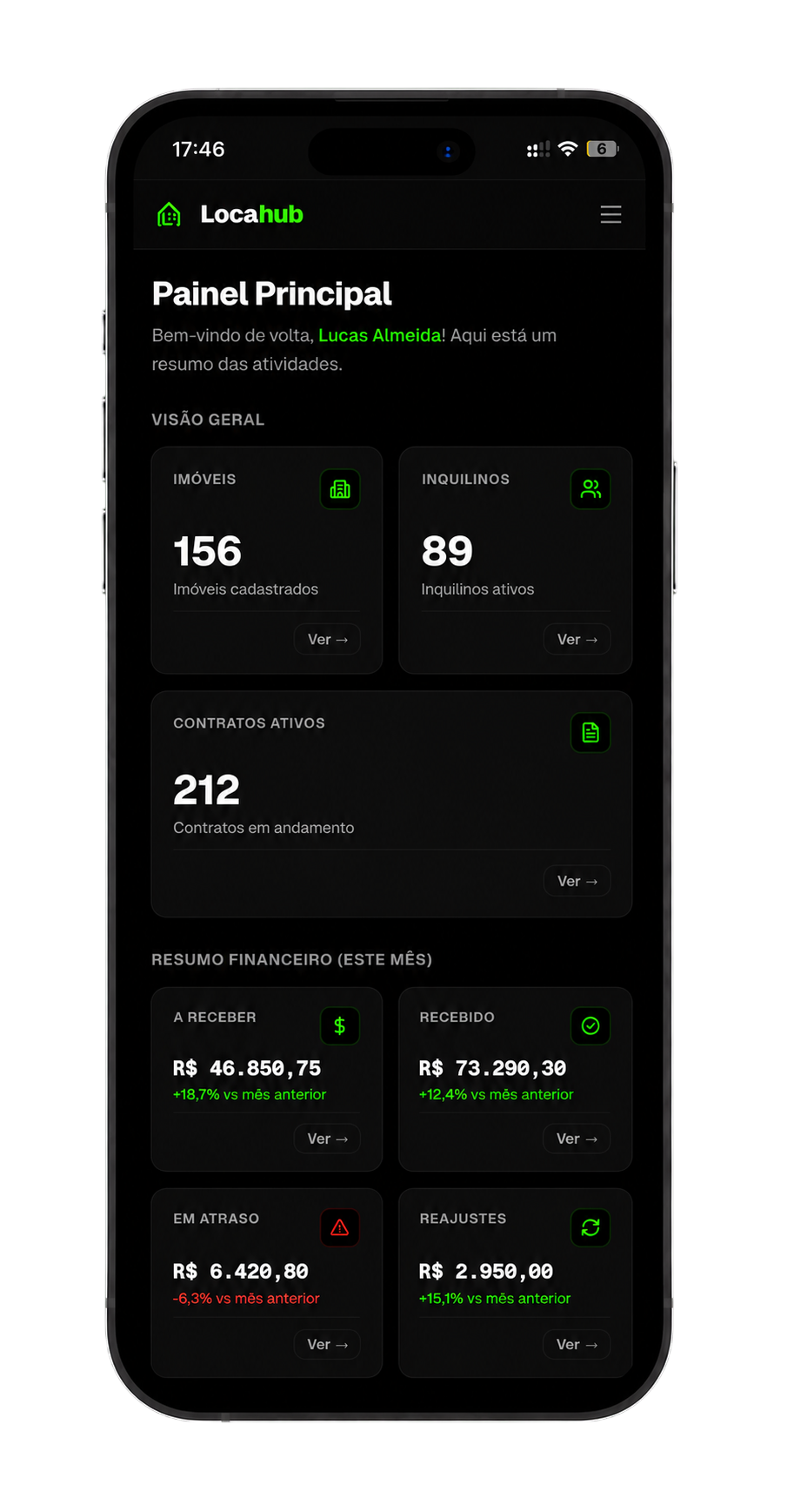 Locahub Mobile App Mockup